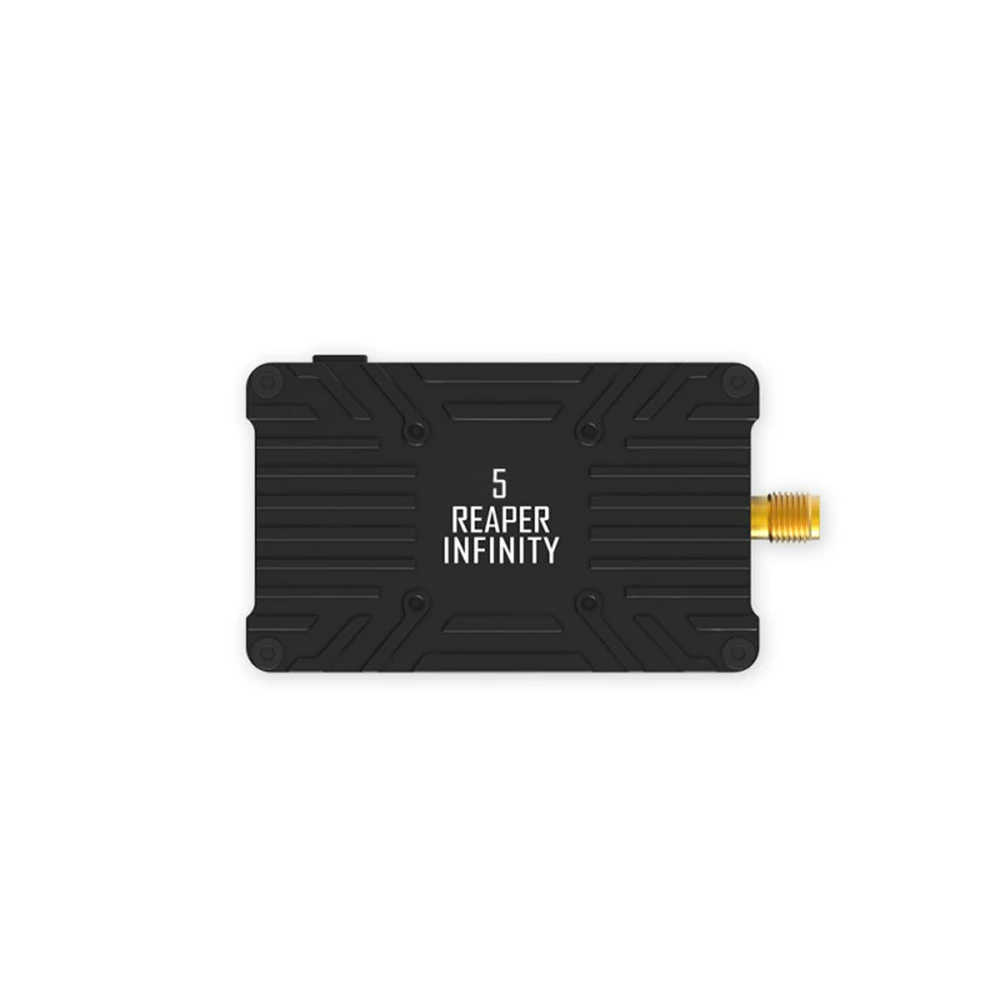 Foxeer Reaper Infinity 5W VTX 4.9G-6G 80CH Integrated Audio & CNC Cooling Fan for Long Range RC FPV Racing Drone