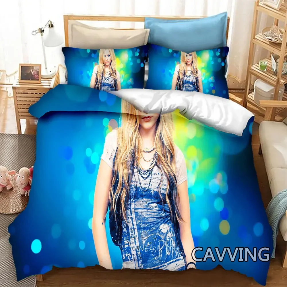 

Avril Lavigne 3D Printed Bedding Set Duvet Covers & Pillow Cases Comforter Quilt Cover (US/EU/AU Sizes) Home Textile J03