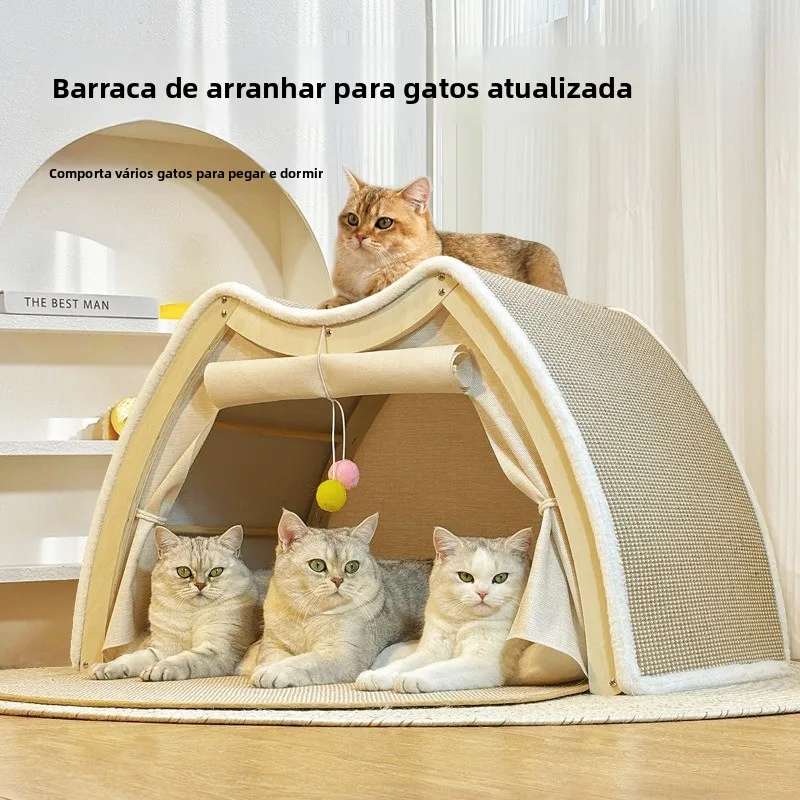 cuccia-per-cani-in-legno-stile-villa-grande-con-tiragraffi-integrato-per-tutte-le-stagioni-tenda-rifugio-per-animali-domestici-da-interno