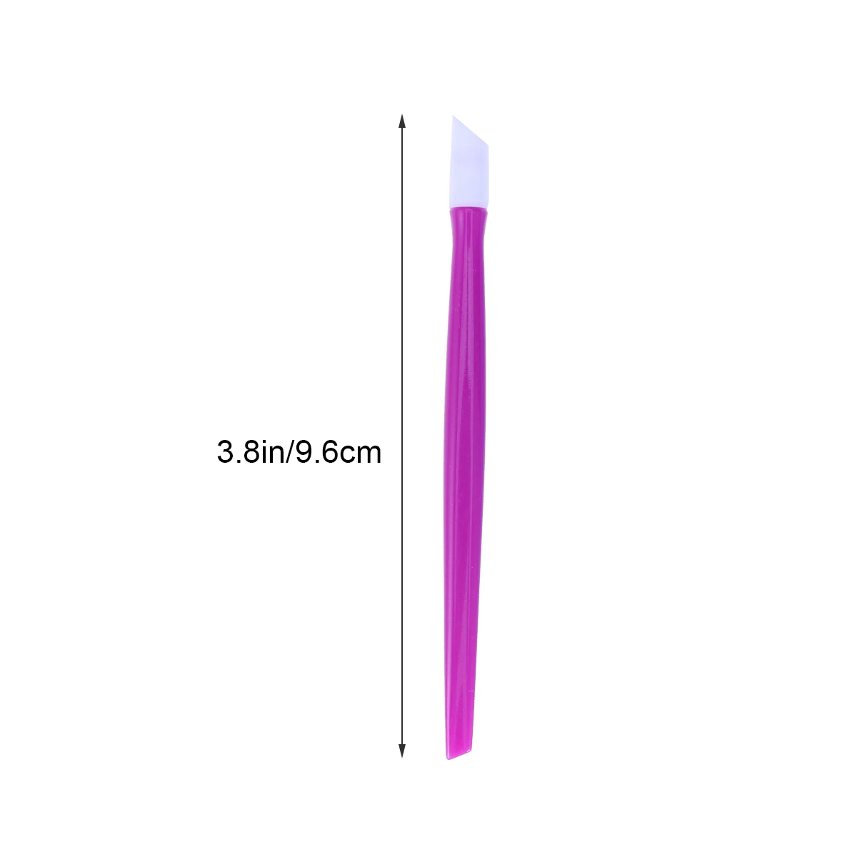 10Pcs Push Flat Nail Cuticle Pusher Acrylic Handle Dual Tipped Dead Skin Remover Nail Art Manicure Tool Cuticle Pushers