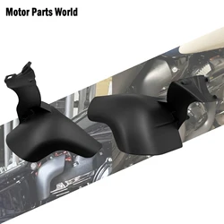 Motorcycle Black Heat Shield Mid-Frame Air Deflector Trim Cover For Harley Softail Fat Boy Breakout Street Bob Low Rider 2018-25