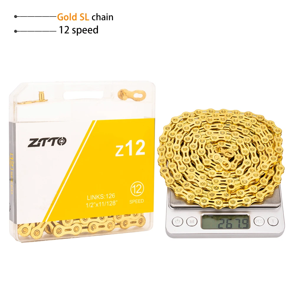 ZTTO 12 Geschwindigkeit Kette Mountain Road Bike Strom 12 v MTB Fehlende Link Fahrrad 12 S Power Lock Hohe Qualität 126 Links Für K7 System