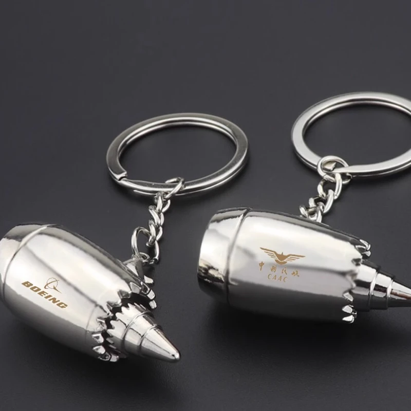 

Персонализированный и креативный брелок с авиационным авиационным двигателем, бизнес-подарок, подвеска для багажа