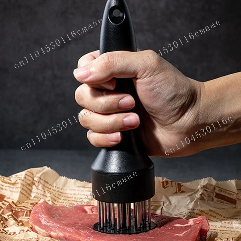 Dual-purpose meat hammer burger pressing stainless steel household  tenderizer steak  tenderizer inserting  needles  knocking