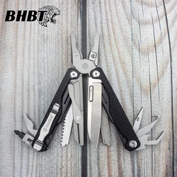 BHBT G10 Folding Multitool Pliers Multi-functional Combination Tool Pliers Folding Scissors EDC Outdoor Camping Equipment