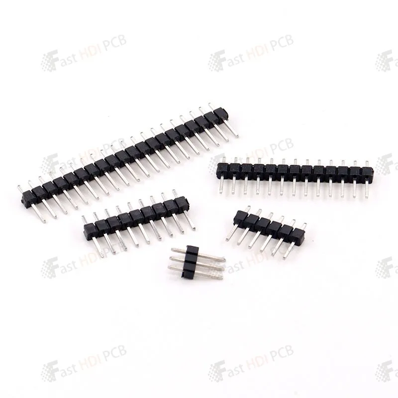 

2,54 мм контактный разъем и разъем для разъема 1x2P-40P, однорядный прямой штекер + корпус гнездового разъема для печатной платы DIY