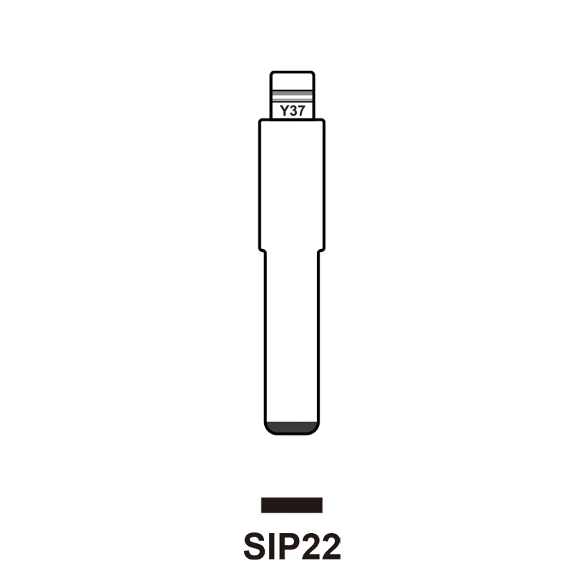 원격 플립 키 쉘 원격 자동차 키 쉘, SIP22 블레이드 AKJPF180, 지프 레니게이드 나침반 패트리어트 리버티 2015-2017 용, 2 버튼, 3/4 버튼