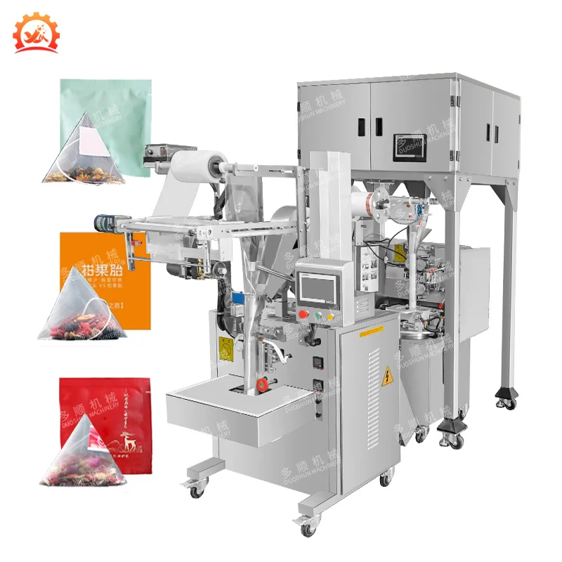 DCK-NW Manufacturer Cheap Multi Heads Pyramidsbag Automatic Triangle Bag Packing Machine