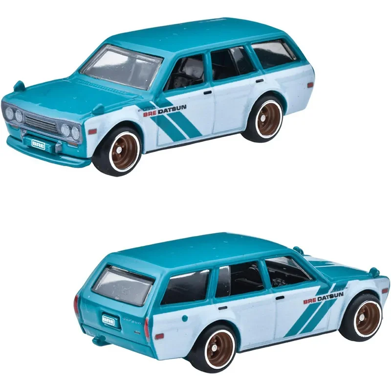 Original Hot Wheels Premium Car Diecast 1/64 Toys Boys BRE DATSUN Wagon Nissan Sentra SE-R Sakura Sprinter Diesplay Set Model