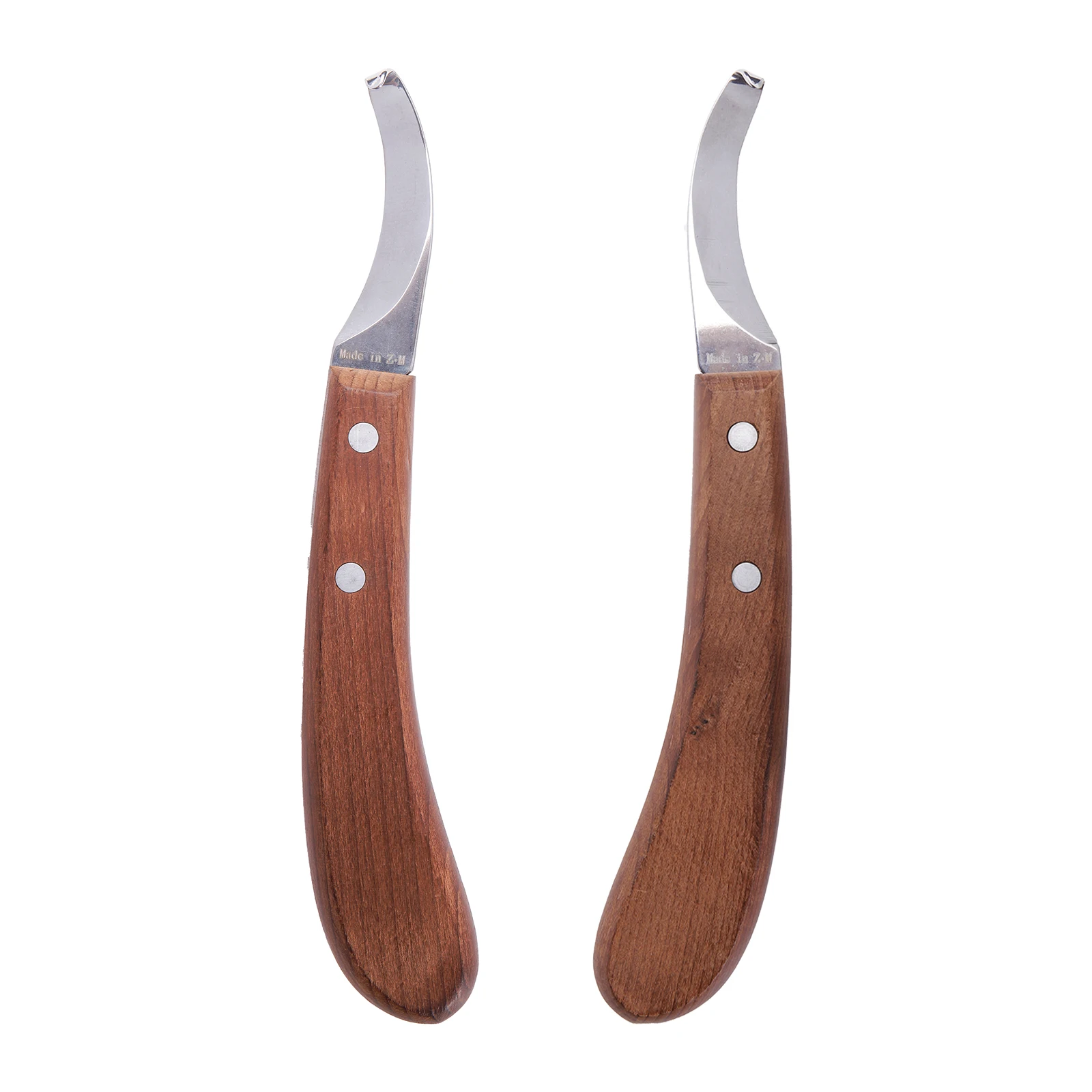 Horseshoe Knife Cattle And Sheep Hoof Trimmer Stainless Steel Left And Right Hand Design Horseshoe Cutting With Wooden Handle