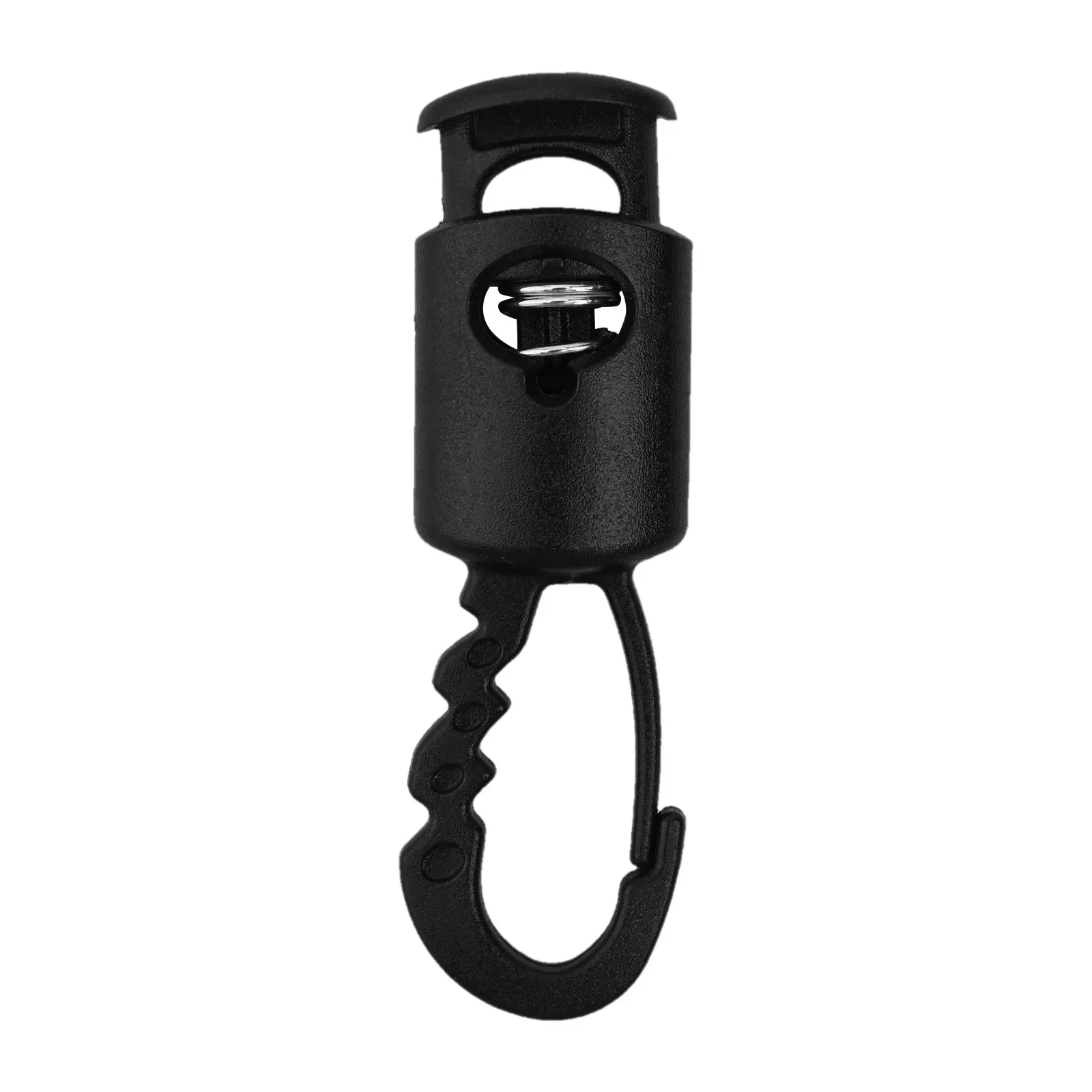 Camping Outdoor Windproof Rope Hook Windproof Spring Hook Freely Movable Hook Portable Quick To Use Windproof Design