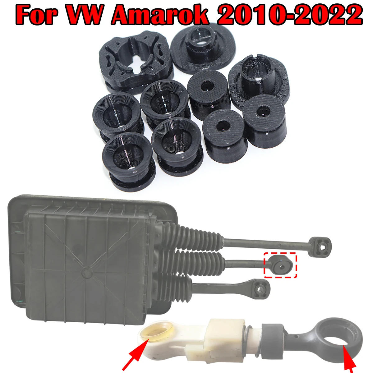 Manual Transmission Gearbox Shift Cable Linkage Control Bushing Gear Lever End Rod Connect Updated Repair For VW Amarok 10-2022