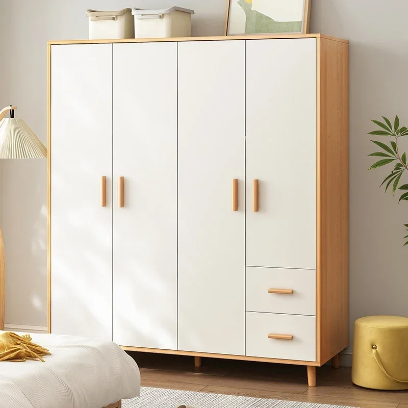 Manmade Board Wardrobe Bedroom Storage Nordic Storage Open Closets Wardrobes Cabinet Shelves Rangement Chambre Furniture