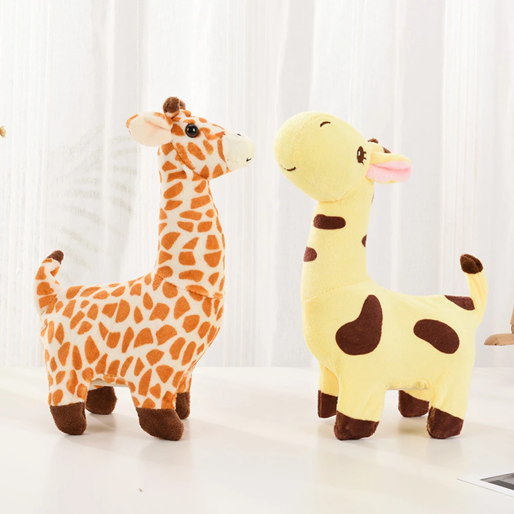 Giraffa musicale farcita con suoni e movimenti che scuote la coda Giocattolo animato Giocattolo musicale Peluche per bambini Piccoli Ragazzi Ragazze
