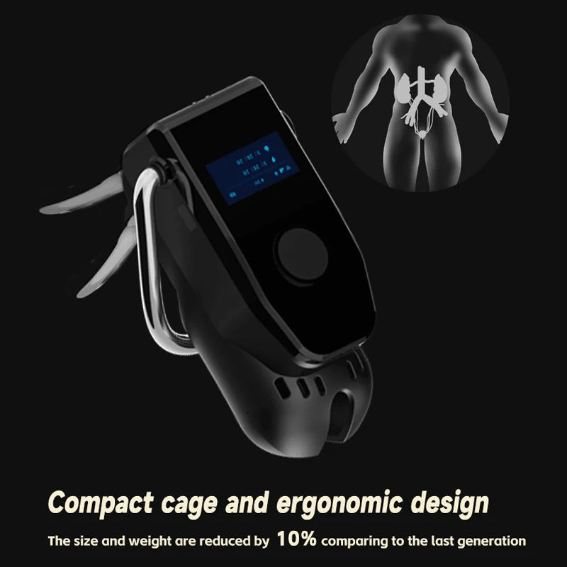 2024 Upgraded Penis Cag-INK 3 Smart APP Remote Control Electric Shock Cock Cage Chastity Belt penis Sex Toy For Men SM Erotic