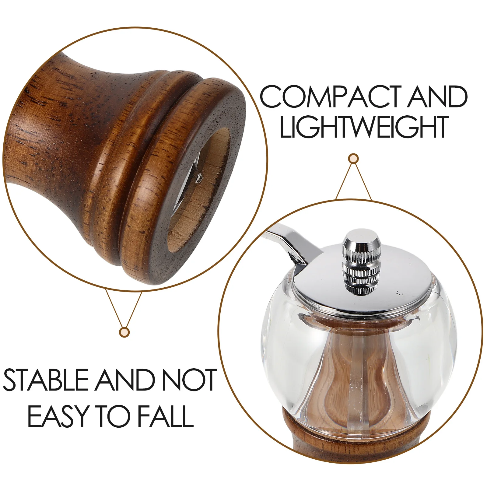 مطحنة فلفل يدوية صغيرة، مقبض كرنك، مطبخ محمول، شواء، مطحنة للتخييم في الهواء الطلق، مطحنة حبوب القهوة، مطحنة فلفل يدوية