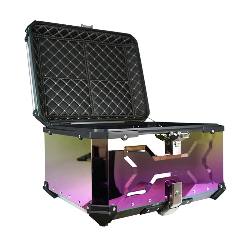 Sale Factory Hot Selling L-X Coloul Cer Aluminum Alloy Top Box Motorcycle Tail