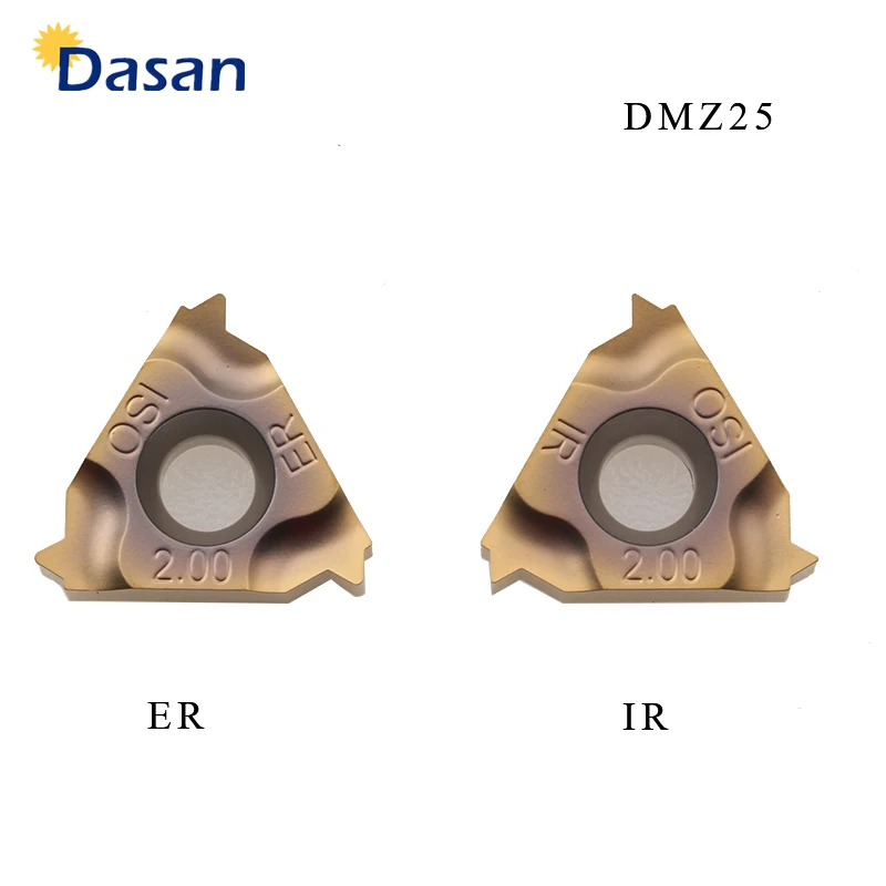 16ER AG60 16IR 1.0ISO 2.0 ISO 3.0 11ER A60 11IR Tugsten Carbide Inserts Threading Blade CNC Thread Plate Lathe Turning Tool