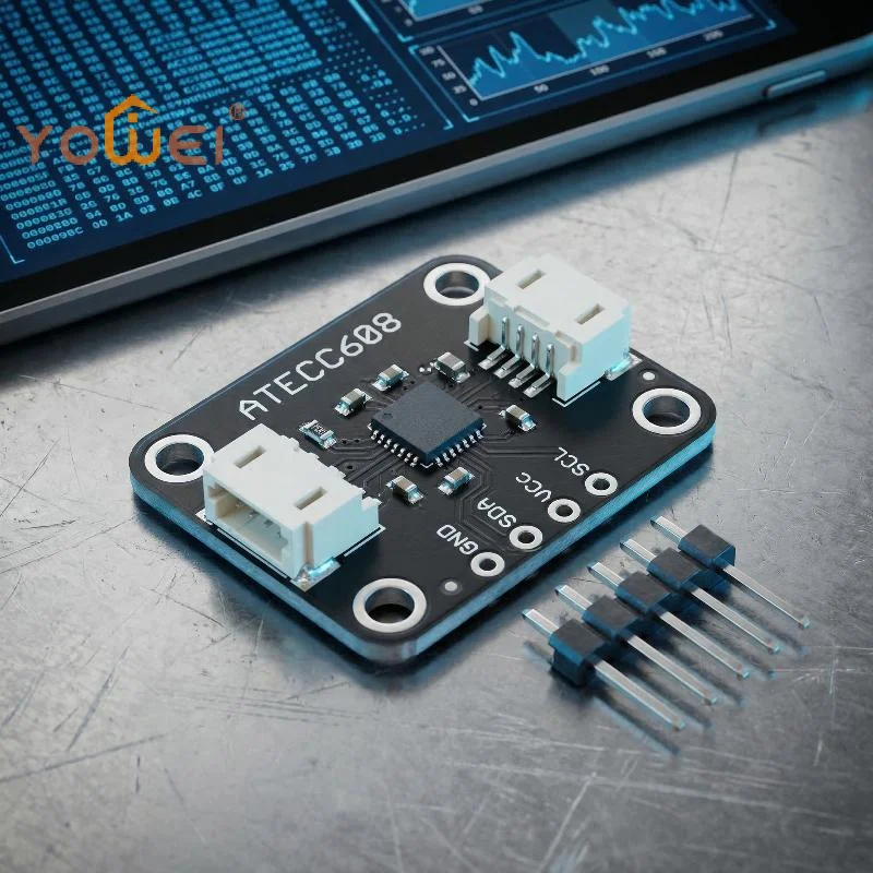 

Breakout Board ATECC608 Secure Key Memory Module with STEMMA QT Qwiic Support Robust Encryption for Smart Access Control
