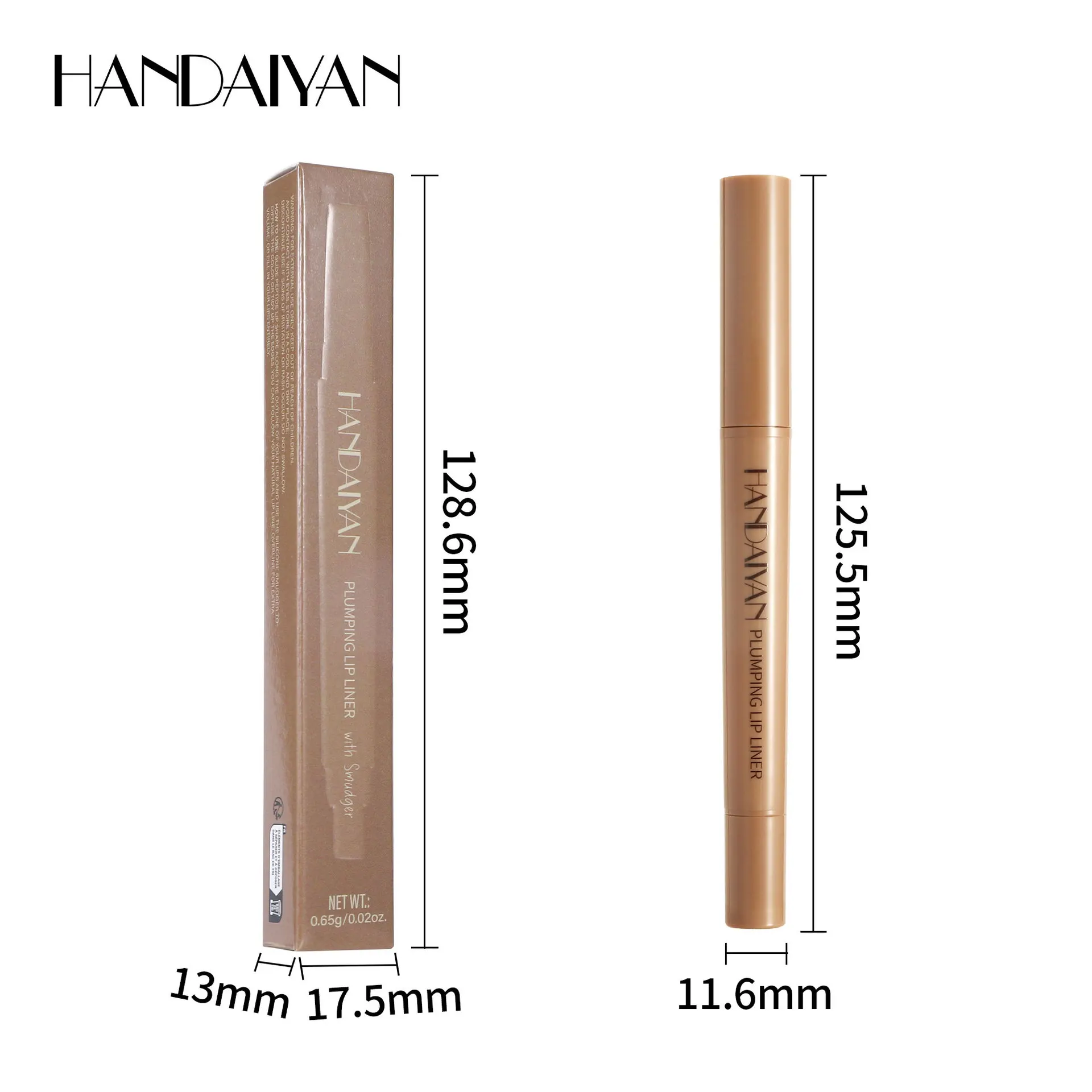 8 قطع من قلم تحديد الشفاه مع فرشاة مزدوجة الأطراف، مظهر طبيعي وسهل الاستخدام لأقلام أحمر الشفاه المحددة والشفاه ثلاثية الأبعاد #6