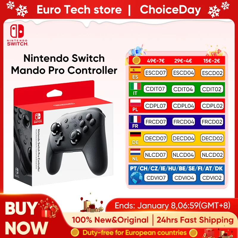 Controlador Nintendo Switch Mando Pro inalámbrico Bluetooth con Cable Con USB para Nintendo Switch OLED/Lite Joystick de juego