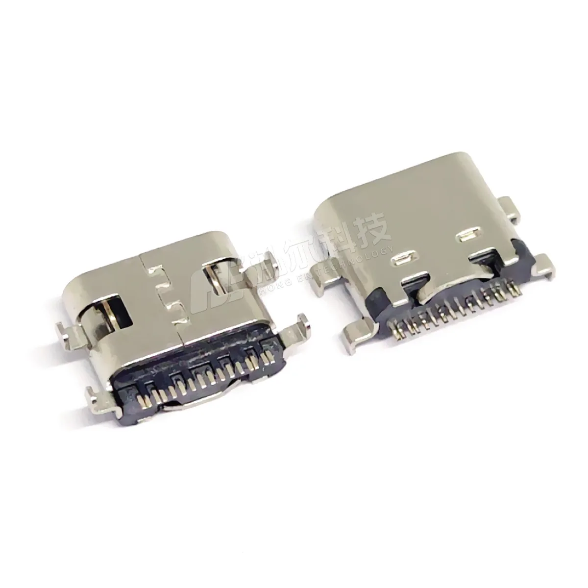 For TYPE C female16PIN sinking board 0.8 female head 16P four-pin plug board SMT single row USB3.1 socket