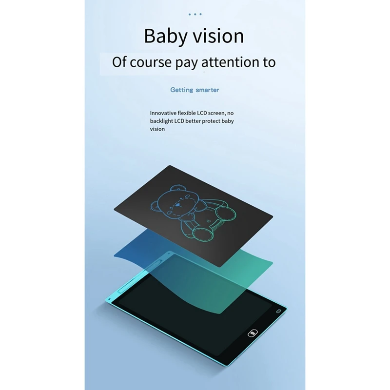 16 Inch LCD Drawing Tablet Writing Tablet Color Graffiti Board For Children Christmas Birthday Drawing Tablet