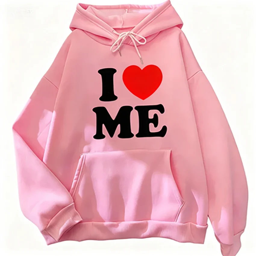 المرأة أنا أحب يسوع مطبوعة هوديي الخريف الشتاء عادية بسيطة خمر بلوزات الموضة الصوف كم طويل البلوز #5