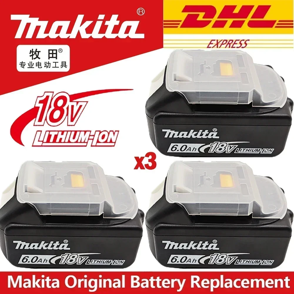 Batteria Makita, batteria al litio ricaricabile 18V, batteria per utensili Makita 18V BL1860 BL1840, BL1830, BL1850, BL1850B originale