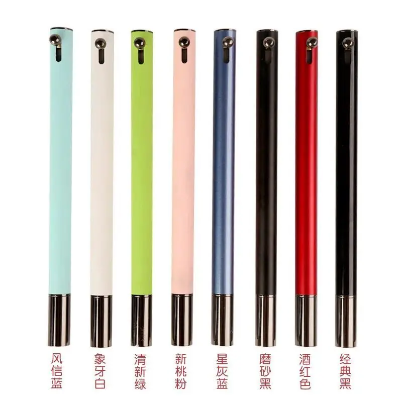 

Fountain Pen Press Type Metal Ink Pen Retractable EF Nib Converter Filler Business Stationery Office School Writing Supplies