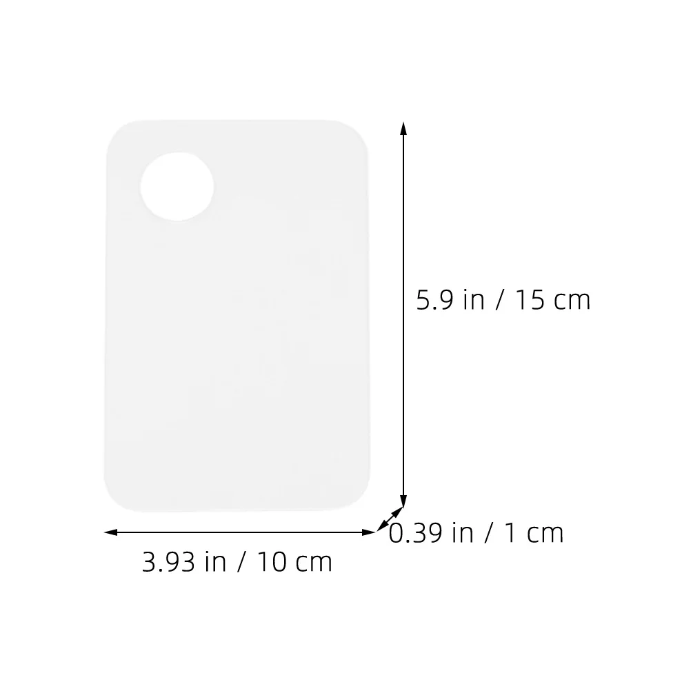 مجموعتان من لوحات خلط المكياج، صينية مزج شفافة وخفيفة الوزن وقابلة لإعادة الاستخدام لظلال العيون وصبغة فنية للأظافر #5