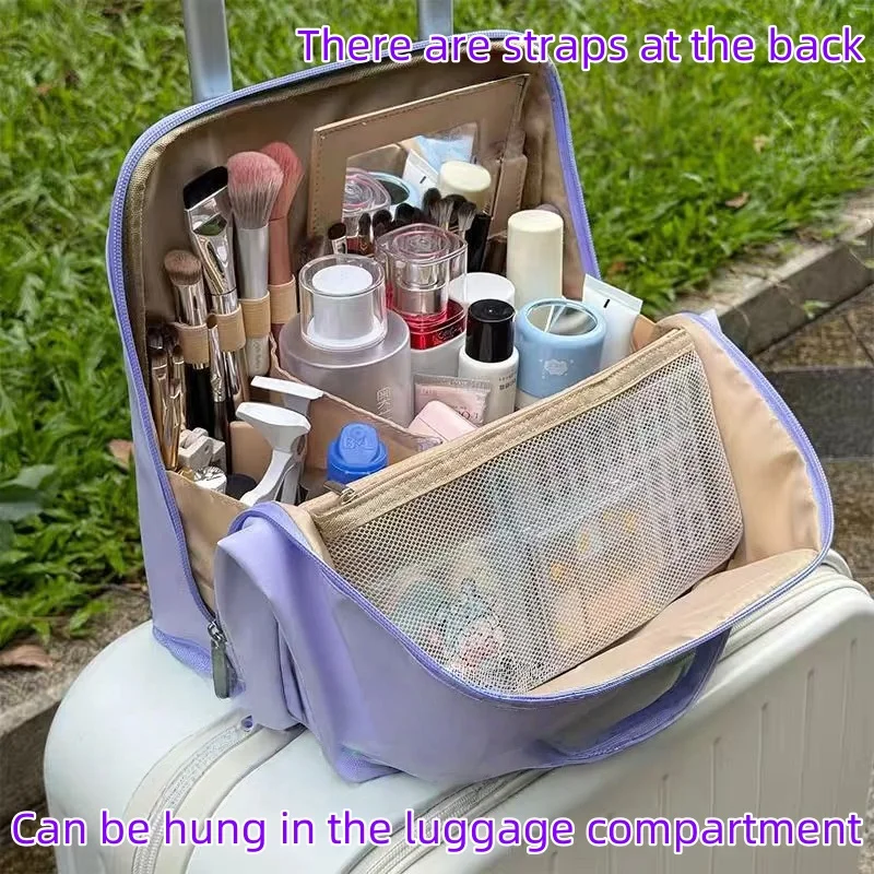 

Подвесная вертикальная косметичка для багажа Ручная многофункциональная сумка для хранения Портативный пенал большой емкости косметичка