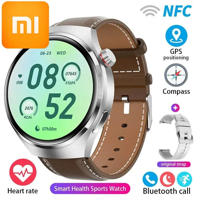 

XIAOMI 2026 New Smart Watch Men AMOLED Screen Heart Rate Health Monitoring Bluetooth Call Business Smartwatch Man