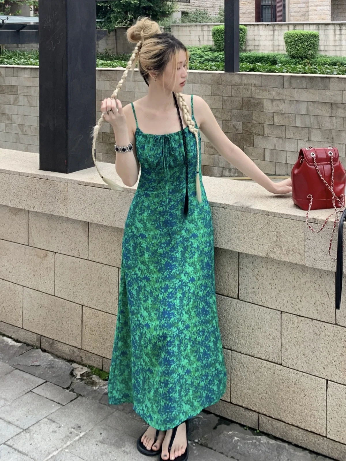 

Новая женская летняя юбка макси больших размеров с цветочным принтом, приталенная, облегающая, в корейском стиле, для офиса и повседневной носки