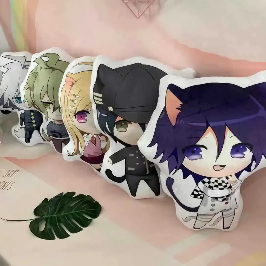 40cm Hot Anime Kokichi Ouma Rantaro Amami Original and Final Akamatsu Kaede Filled Stuffed Pillows Doll Birthday Gifts for Kids