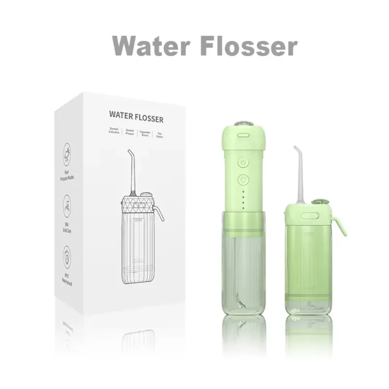 STLF SIILLK Top-Rated Black Rechargeable 2-Way Water Flosser  Irrigator for Deep Multi-Purpose Teeth Whitening Accessory