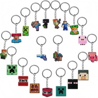 Anime Games Party Favors Keychains Cartoon Key Ring Birthday Christmas Carnival Prizes Party Gifts For Kids Gifts Party Supplies