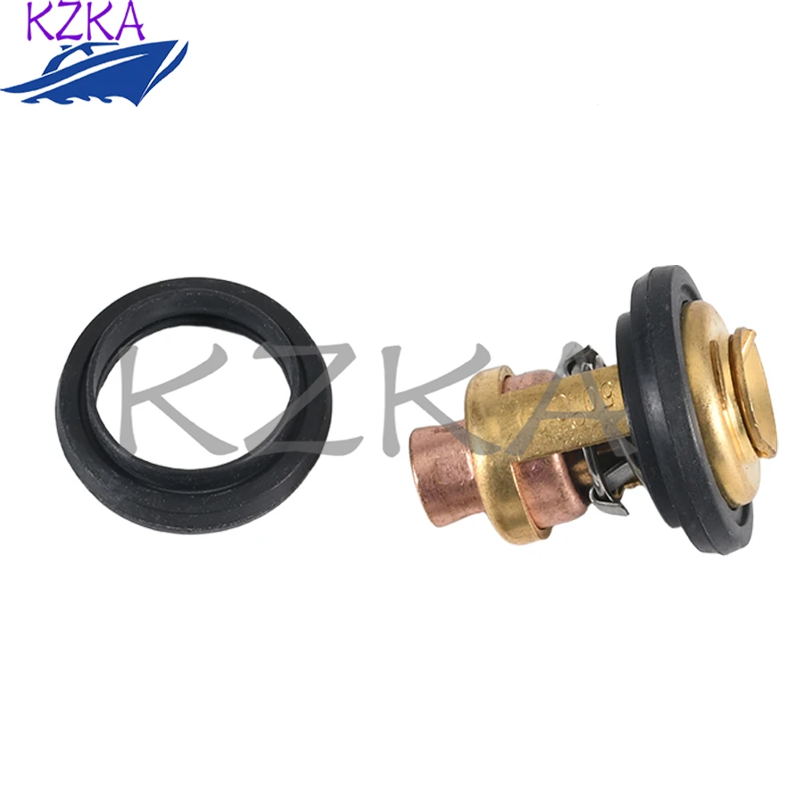 6E5-12411-20 682-12414-A1 50℃ 122℉ Thermostat with Gasket For Yamaha Outboard 9.9 15 HP 9.9MSH 15MSH 6E5-12411 Replaces Parts