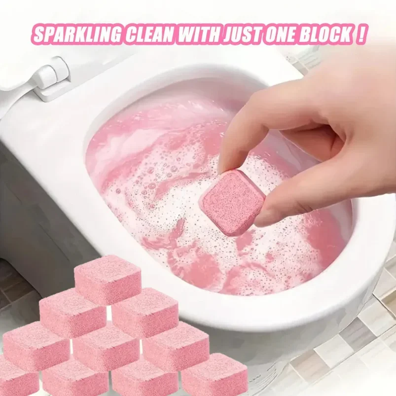 

20Pcs New Toilets Cleaning Effervescent Tablet Toilet Cleaner Deodorant Remover Urine Stain Yellow Dirt Home Batnroom Cleaning
