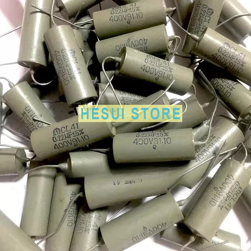 Hongming Lightning Brand CL41 Coupling Capacitor Ball Machine Audio Frequency Division Electrodeless Axial Tube 400V Capacity