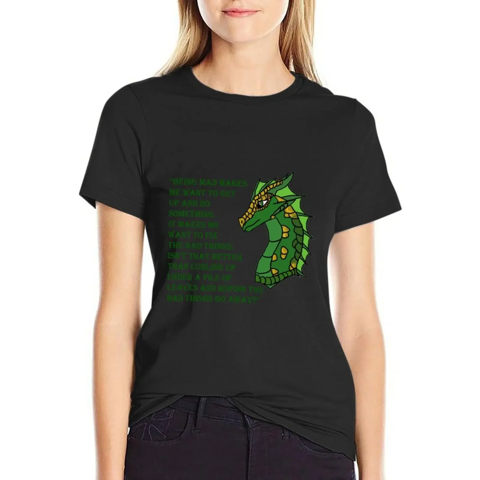 

Sundew Quote [OUTDATED!! SEE DESCRIPTION!!] T-Shirt anime oversized blacks kawaii clothes t shirts for Women
