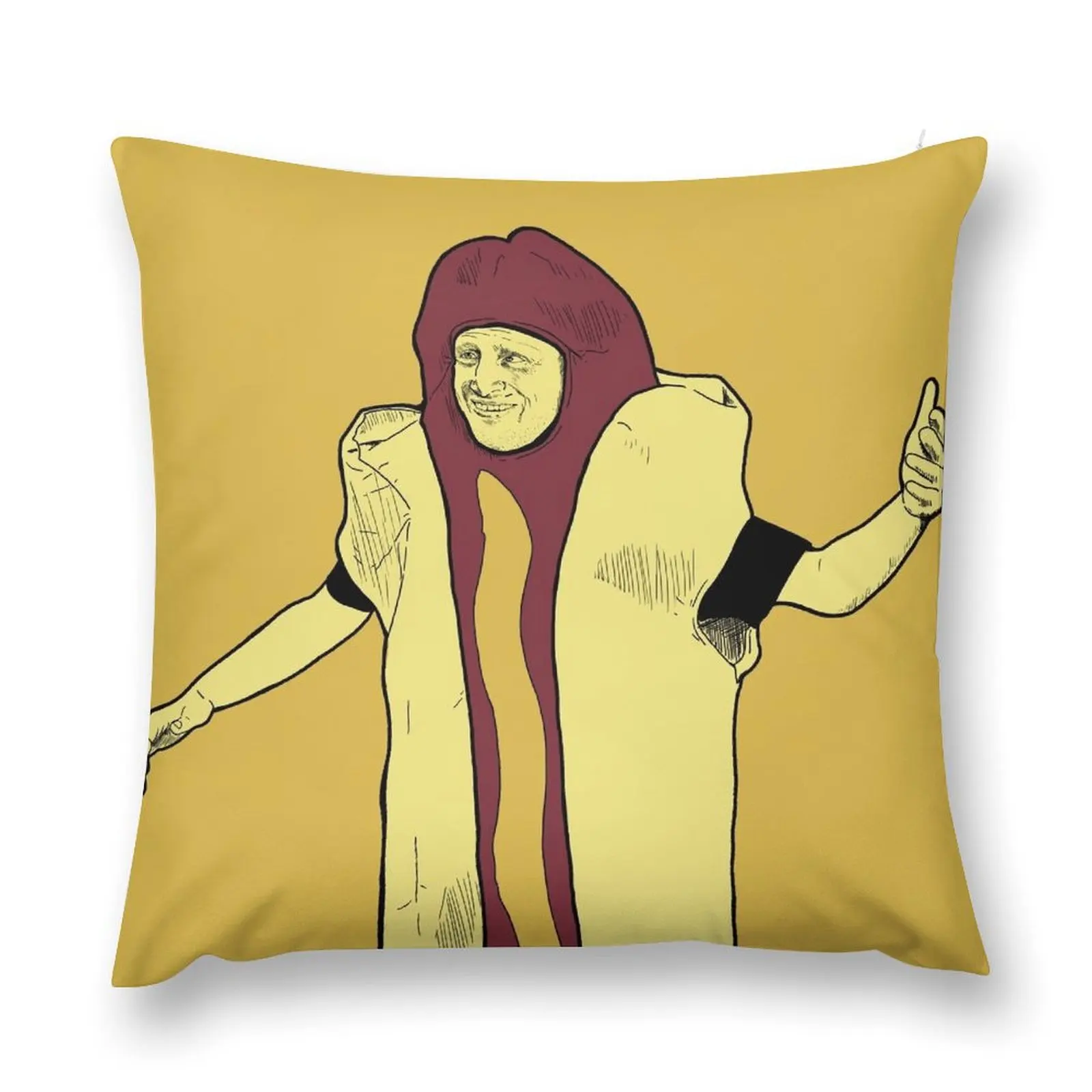 Hot Dog Car Crash (I Think You Should Leave) Throw Pillow Sofa Covers For Living Room christmas ornaments 2025 pillow