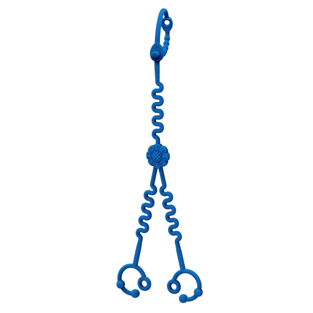 New Silicone Baby Pacifier Chain Pacifier Anti Fall Rope Safety Straps Stroller Accessory Anti-lost Chain Holder Clips