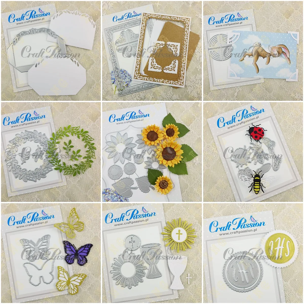 Ladybug Bee Sunflowers Leaves Metal Cutting Dies Craft Embossing Make Paper Greeting Card Making Template DIY Handmade 2023 New