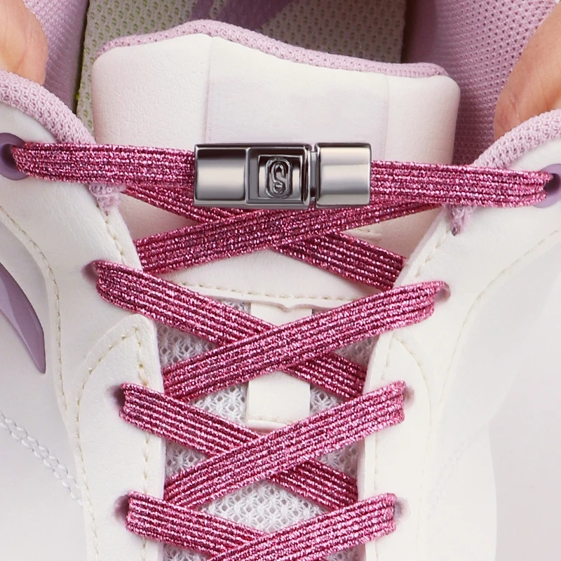 

Шнурки без завязок, эластичные шнурки, кроссовки, брендовые блестящие шнурки без завязок, теннисные широкие шнурки для детей и взрослых, аксессуары для обуви