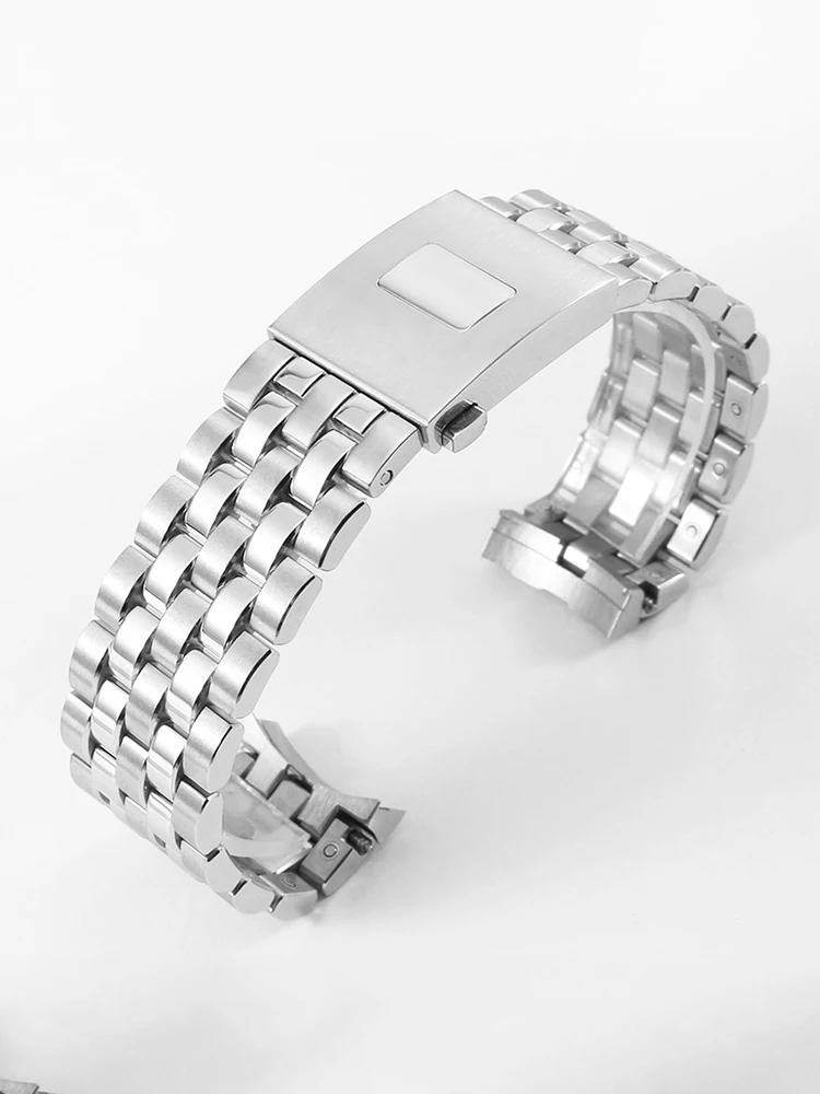 

Suitable for IWC Pilot Little Prince IW377714/328203 Mark 18 Stainless Steel Watch Strap Men's 20/21mm