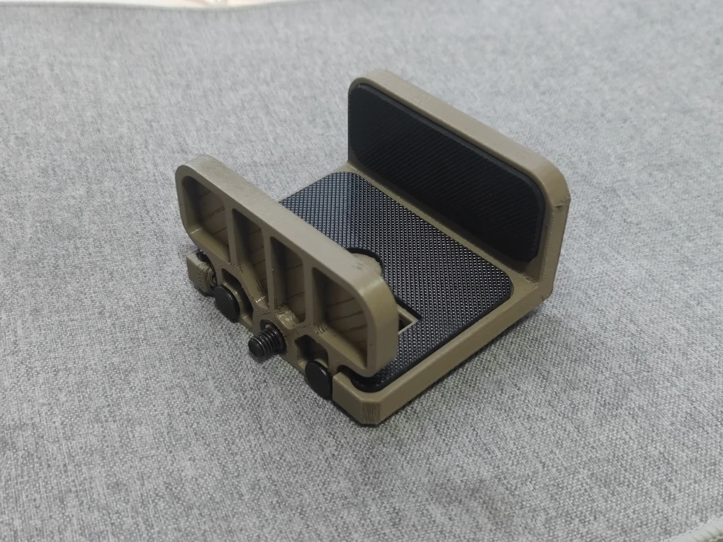 Sand color gimbal camera telescope fixture gimbal tripod injection molding metal replica original
