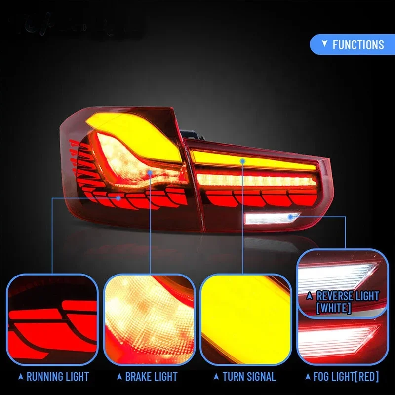 Halogen Xenon Strobe Lights Car Tail Back Rear Light for BMW F30 F35 F85 2012 2013 2014 2015 2016 2017 2018