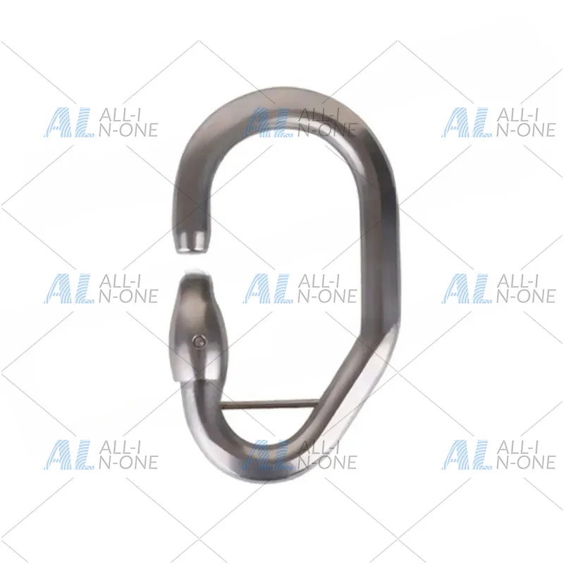 Professional Equipment Uninterrupted Protection Stainless Steel Carabiner for Outdoor Rock Climbing