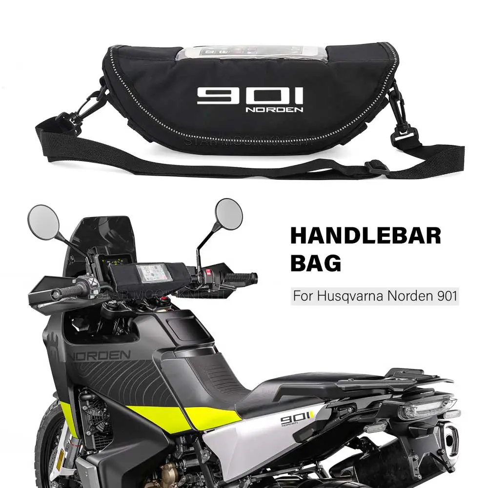 For Norden 901 Husqvarna Norden 901 Husqvarna901 2022- Motorcycle Handlebar Navigation Bag Storage Waterproof bag ToolKit